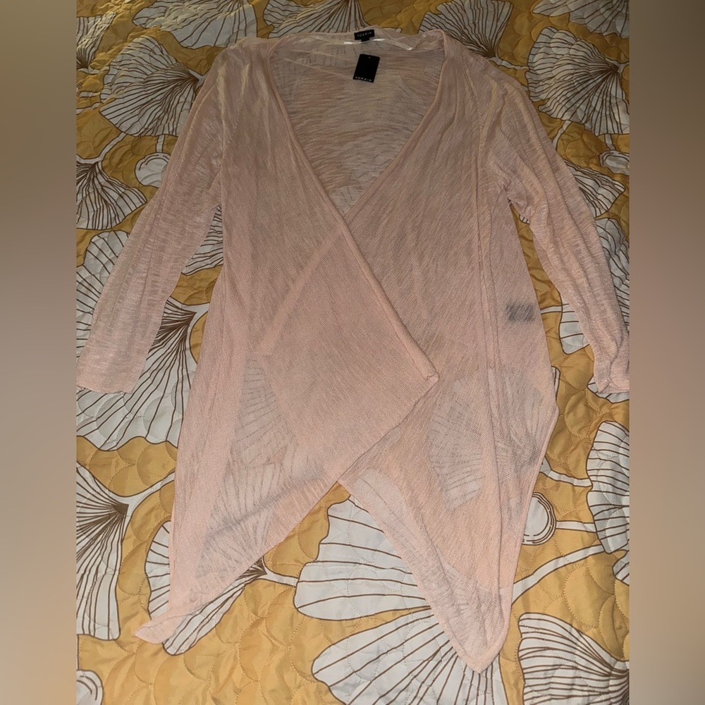 NWT Torrid LS Slub Drape Cardigan